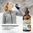 BIO KRAUTER Turkey Tail Mushroom Supplement, Vegan Immune Support Drops, Alcohol & Sugar Free, 4 Fl.Oz.