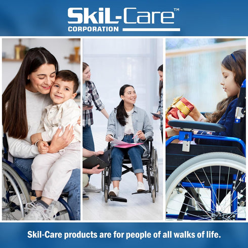 303311 Skil-Care Pelvic Holder, Poly Weave, Small/Medium, Anti-Slip Wheelchair Positioning Belt for Secure Sitting