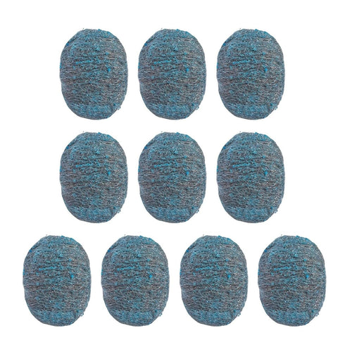 PANGBOER Pack 10 of Sturdy Metal Steel Wool for Cookware Outdoor Cooking Items Scented