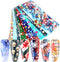 Christmas Nail Foil Transfer Stickers 10 Sheets Xmas Nail Art Stickers Decals Winter Santa Claus Snowflake Bells