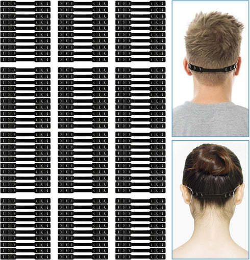 120 Pack Adjustable Mask Extenders - Ear Strap Saver Extender Mask Holder, Comfortable Face Mask Extension Hook Band