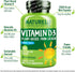 NATURELO Vitamin D 2500 IU - Plant Based from Lichen, Natural D3 Supplement for Immune System & Bone Support (180 Mini