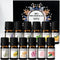Essential Oils Set Top 12 100% Pure Oils Gift Kit for Diffuser Home - Lavender, Peppermint, Eucalyptus, Lemongrass,