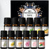 Essential Oils Set Top 12 100% Pure Oils Gift Kit for Diffuser Home - Lavender, Peppermint, Eucalyptus, Lemongrass,