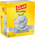 Glad ForceFlex Tall Kitchen Drawstring Garbage Bags, 13 Gallon White Trash Bag, Odor Shield, 120 Count