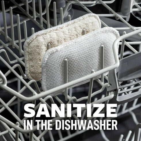 Scotch-Brite Greener Clean Dual Action Scrub & Wipe, 2 Pads for Washing Dishes and Cleaning Kitchen