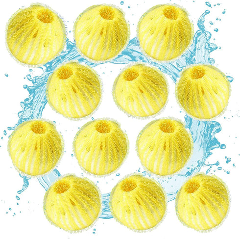Pet Hair Remover for Laundry, 12 PCS Reusable Lint Catcher, Washing Machine Hair Catcher, Dryer Balls for Dog Cat Fur