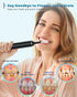 Plaque Remover Dental Cleaning Kit, Rechargeable Tartar Remover with LED Light & 5 Modes, 4 Replaceable Heads