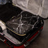 Makeup Train Case, Travel Cosmetic Organizer Bag with Adjustable Dividers for Brushes and Toiletries (1, Marble, Small)