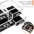 Sorbus Clear Makeup Organizer Display - Stylish Storage Case for Cosmetics, Jewelry & Hair Accessories