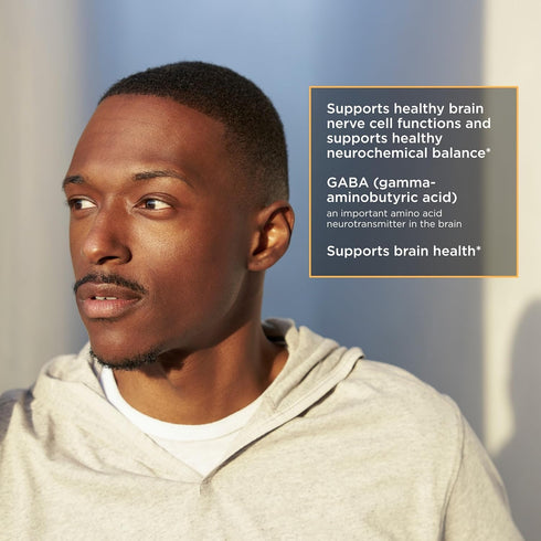 Integrative Therapeutics GABA Supplement, 750 mg, 60 Capsules, Gluten-Free, Dairy-Free & Vegan