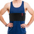 ORTONYX 6.25" Broken Rib Brace for Men and Women, Elastic Chest Wrap Compression Support Belt, Plus Size 3XL Black