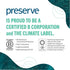 Preserve POPi Shave 5 Razor System - Made with Recycled Ocean Plastic and 5-Blade Cartridge, Neptune Green