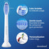 HX6015/03 8 Replacement Heads - Compatible with Philips Sonicare Replacement Heads - Medium Replacement Toothbrush Head