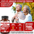 Korean Red Panax Ginseng 7500mg with Ginkgo Biloba & Ashwagandha - Energy, Memory & Immune Support Supplement - 90