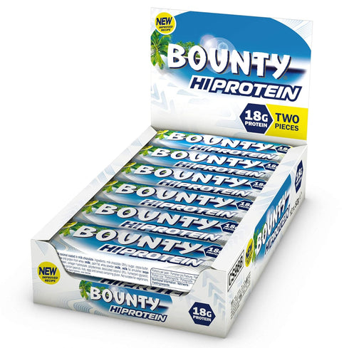 BOUNTY HI-PROTEIN BAR Coconut, 12x52g for Healthy Snacking
