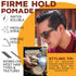Suavecito Pomade Firme Hold, 5 oz Strong Hold Hair Pomade for Men, Medium Shine, Water Based, Easy to Wash Out