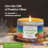 MAGNIFICENT 101 7 Chakras Plants Smudge Candle, Natural Soy Wax Tin Candle for Harmony and Balance, Energy Cleansing