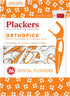 Plackers Orthopick Flosser for Braces, 24 Count, (Pack of 2)