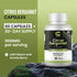 Immune 60 Citrus Bergamot with Niacin & Aronia Berry Advanced Liver Health, & Heart Support Olive Leaf & Black Pepper