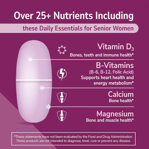 21st Century Sentry Senior Women 50 Plus Tablets, 100 Count