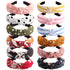 VELSCRUN Hairband - 12 Pack Wide Knotted Headbands for Women, Elastic Turban Boho Bandeau Hair Accessories
