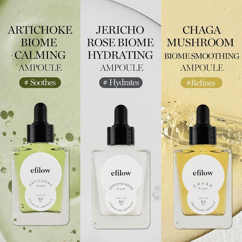 Jericho Rose Biome Hydrating Ampoule, Moisturizing Korean Facial Serum, Moisture-Boosting Face Serum for Glowing Skin,