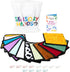 Textured Sensory Mats for Special Needs Kids, 8" Colorful Fidgeting Tactile Toys for Learning & Play, 12 Pack with Hooks
