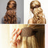 Leather Hair Clip with Stick, Faux Leather Hair Barrette, Oval Shape Hair Accessories for Women