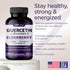 Quercetin with Vitamin C and Zinc - Elderberry, Quercetin 500mg, Quercetin with Bromelain, Zinc Quercetin, Vitamin D3 -