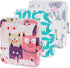 TIESOME 3-Pack Sanitary Napkin Storage Pouch, Cotton Menstrual Cup Holder, Portable Period Kit