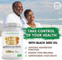 Organic High Potency Turkish Black Seed Oil Capsules, Cold Pressed, Non-GMO, 1,000mg Dose (120ct)