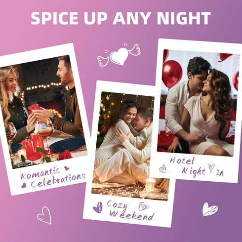 Westant 100+ Tipsy Date Night Couples Drinking Game A Flirty Adult Board Game for Couples, Fun Date Night Games