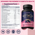 Raised,120 Beef Organ Supplement for Women, Beef Liver, Kidney, Heart & Uterus Tissue, with Multivitamins, Folate