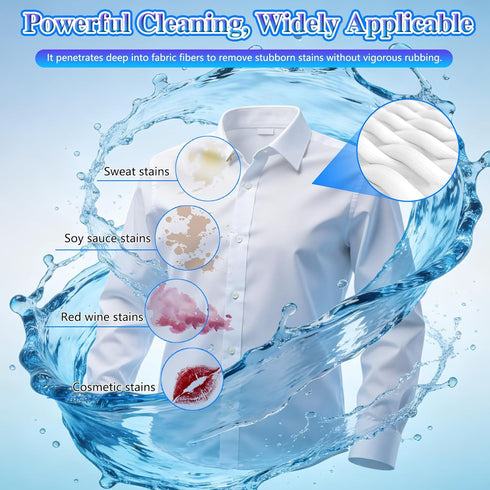 Quboora 300Ml Cleanse Natural Clothing Emulsifier, Non Ionic Emulsifier Clothing Cleaner, No Damage Fabric Spot