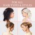 Kitsch Metal Hair Clips for Women - Durable & Elegant Metal Claw Clips, Perfect for Everyday Use & Special Occasions -