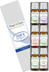 Essential Oil Set - 100% Pure Therapeutic Grade 6-10 ml Tea Tree, Lavender, Eucalyptus, Lemongrass, Peppermint & Sweet