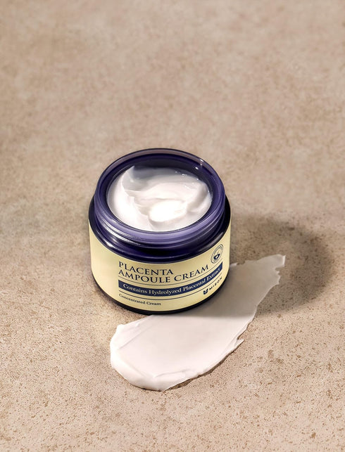 MIZON Placenta Ampoule Cream, Highly Concentrated Skin Renewal Skincare, Free of Parabens (1.69 fl oz)