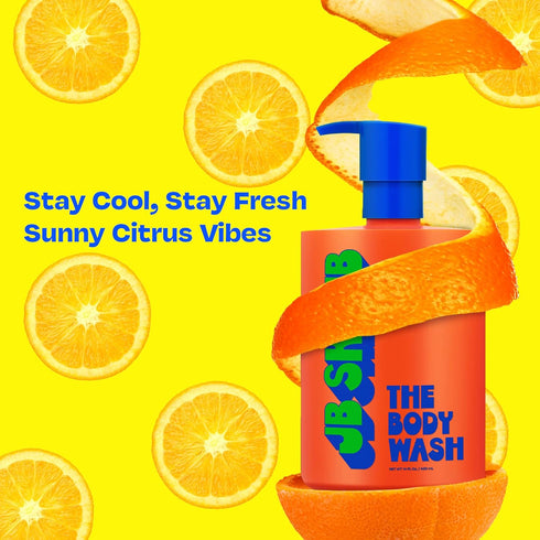 Body Wash for Kids, Tween & Teen Boys (14 oz) with Natural Citrus Scent, No Harsh Ingredients