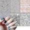 Cute Cow Nail Art Stickers, 3D Self-Adhesive Cartoon Cow Nail Decals for Women Girls Manicure Tips DIY Animal Art