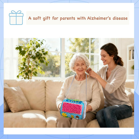senopeeam Fidget Blanket and Muff, Alzheimer's Products for Elderly and Sensory Fidget Tools for Seniors