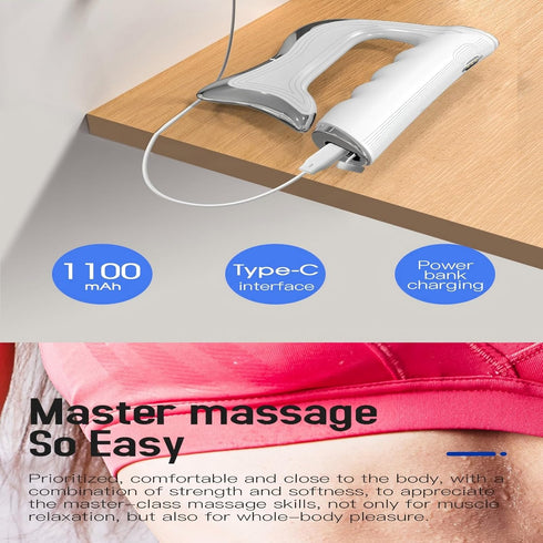 Txudozu New Fascia Knife Multifunctional Massage Tool, Electric Fascia Knife, Muscle Scraper Tool, Muscle Relaxation