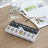 DANYING Large Pill Organizer 2 Times a Day, Weekly Box Per AM PM Case, Day Night Container for 7 Vitamins