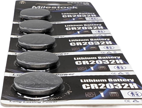 Milestock 10-Pcs 3-Volt Ultra2 Ultra-2 Lithium Coin Cell Battery for One Touch Blood Glucose Meter, Sugar Monitor