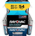 Pack, 30 24 (54 Count) Rayovac AA Batteries & AAA Batteries Combo AA and AAA Battery
