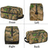 Pardick Travel Toiletry Bag for Women Men, Forest Camouflage Organizer, Lightweight Waterproof Dopp Kit for Toiletries