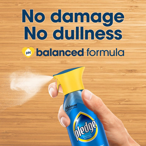 Pledge Everyday Clean Multi Surface Cleaner Spray - pH Balanced for 101 Surfaces - Rainshower Scent, 9.7 oz (Pack of 3)