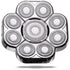 Magnetic Replacement Blades for Head Shaver - Head Shaver Replacement Heads (Silver)