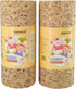 Reusable Bamboo Kitchen Paper Towels, Unbleached Bamboo Fiber, Thickened 4 Rolls, Hand Washable Only