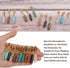 Messen Dreadlocks Jewelry Crystal Wire Wrapped Hair Accessories Imitation Wood Beads
